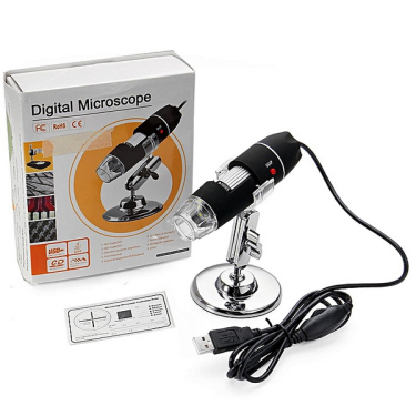 Цифровой микроскоп 1000x usb с ручным механизмом фокусировки