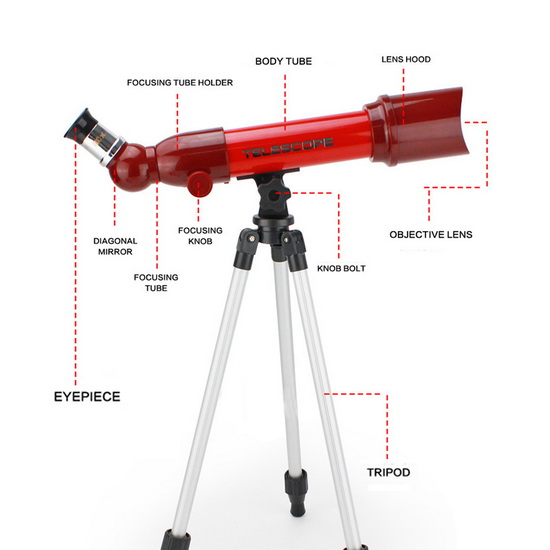 Недорогой детский телескоп